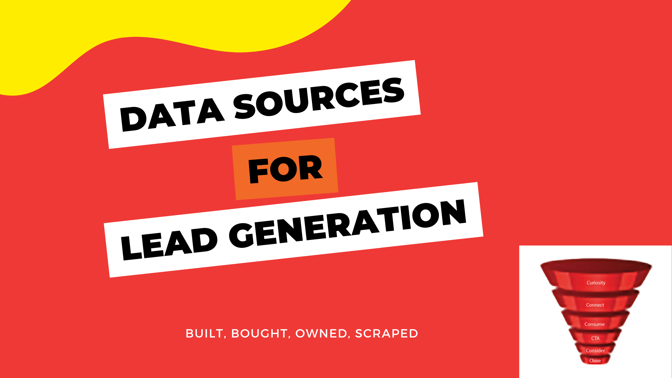 Data sources for lead generation success
